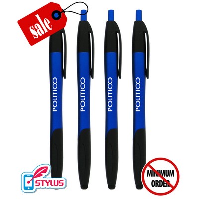 Colored Barrels - Effective - Stylus Pens with Black Trim