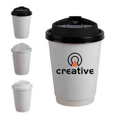 12oz White Paper Cup